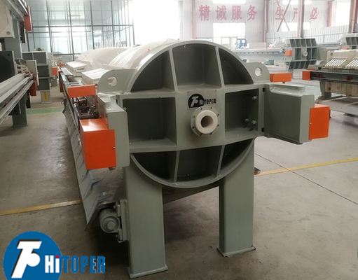 High Pressure Round Plate Filter Press for Separation of Solid Particles and Liquid with 800mm Polypropylene PP Plate