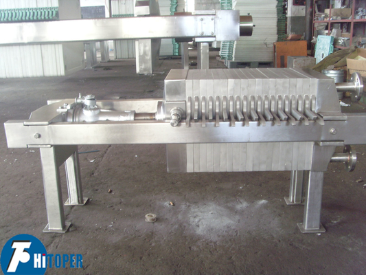Stainless Steel Filter Press with Various Filter Media Options for Customizable Filtration