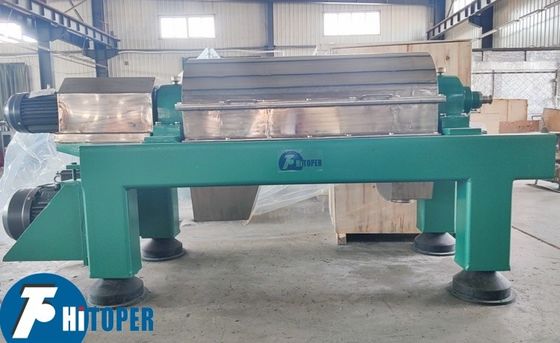 Industrial Decanter Centrifuge with Stainless Steel Construction and Continuous Operation for Humic Acid Dehydration