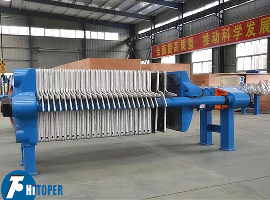 High Temperature Cast Iron Filter Press with 30mm Cake Thickness for Chemical Industry