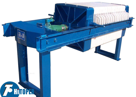 Manual Jack Plate And Frame Filter Press With 1m2 40m2 Filtration Area For Small-Scale Production