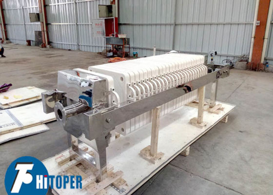 Stainless Steel Filter Press with SS304 and SS316L Plate Materials and PP Options for Diverse Industrial Filtration Needs