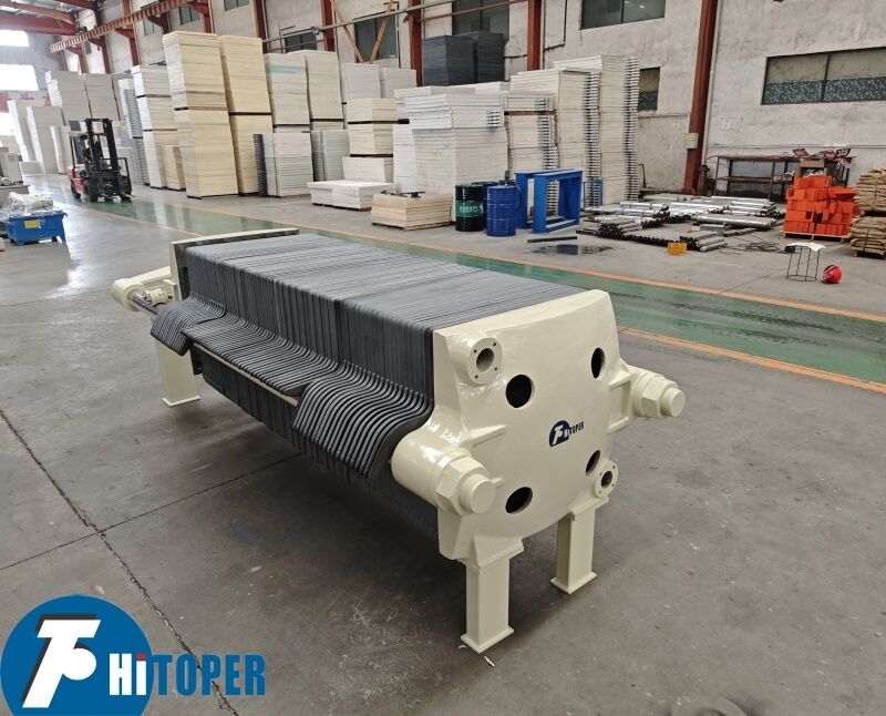 Transformer Oil Filtration Cast Iron Filter Press for High Temperature Materials Separation