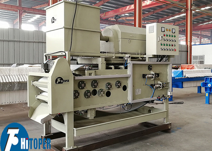 Fully automatic Belt Filter Press for sludge dewatering in wastewater treatment chemical oil refining metallurgy and paper industries