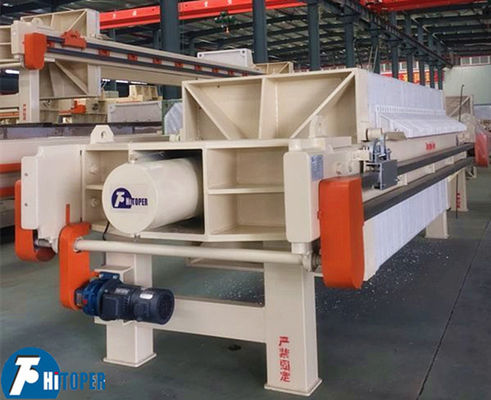 Hydraulische Kammerfilterpresse mit automatischem Steuerungssystem und Sicherheitsvorrichtungen für die Abwasser- und Schlammscheidung
