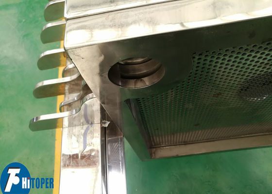 Vielseitige Edelstahl-Filterpresse für die Speiseölfiltration mit 450-mm-Platten und verschiedenen Filtertüchern, -papieren und -membranen